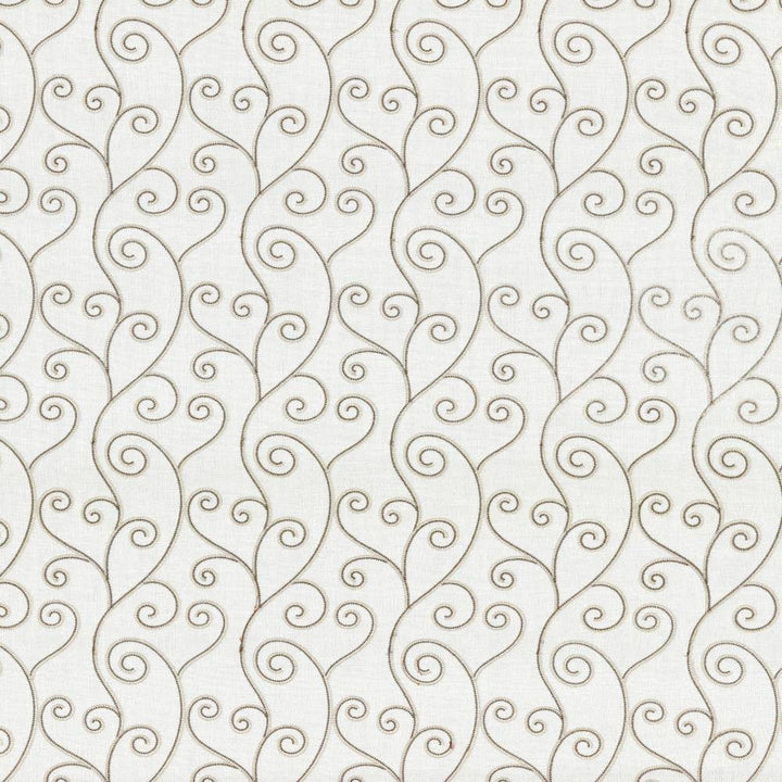 Swoop Off White by Kasmir Fabric 1443 80% Polyester
20% Viscose
Embroidery
100% Polyester
 INDIA </p><p>Repeat: Horizontal: 6 4/8 inches and Vertical: 9 4/8 inches 55 - Fabric Carolina -