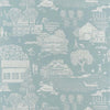 BRIDGEWATER DAMASK - Metallic by Thibaut Wallpaper