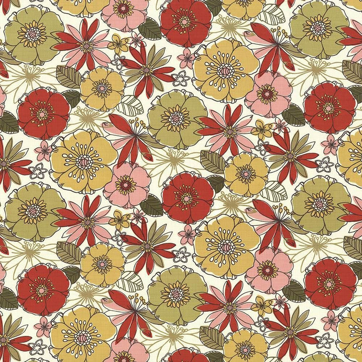 Sycamore Blossom by Kasmir Fabric 1435 100% Cotton
 SOUTH KOREA 15,000 Wyzenbeek Double Rubs Horizontal: 27 inches and Vertical: 18 inches 54 - Fabric Carolina -