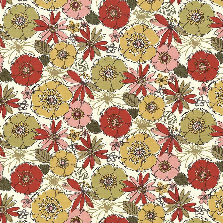 Sycamore Blossom by Kasmir Fabric 1435 100% Cotton
 SOUTH KOREA </p><p>Repeat: Horizontal: 27 inches and Vertical: 18 inches 54 - 55 - Fabric Carolina -