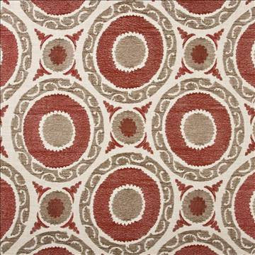 Szechuan Linen Flame by Kasmir Fabric 1405 65% Rayon 35% Linen CHINA 6,000 Wyzenbeek Double Rubs H: 11 4/8 inches, V: 11 4/8 inches 54 - Fabric Carolina - Kasmir
