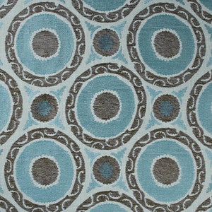 Szechuan Linen Turquoise by Kasmir Fabric