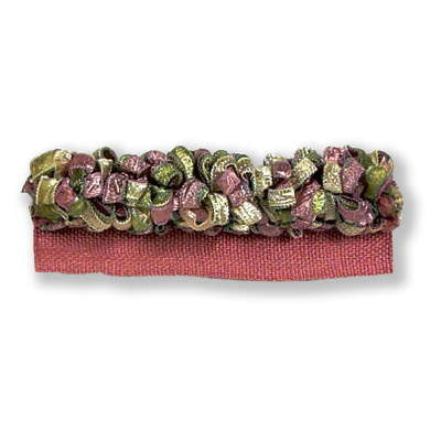 Ribbon Rouche Watermelon by Kravet Couture Trim