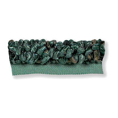 Ribbon Rouche Lagoon by Kravet Couture Trim