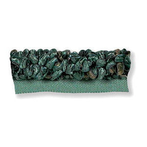 Ribbon Rouche Lagoon by Kravet Couture Trim
