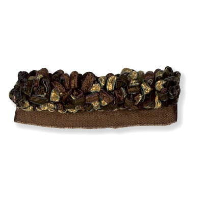 Ribbon Rouche Tortoise by Kravet Couture Trim