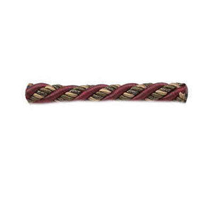 Crepe Cord Without Lip Bordeaux by Kravet Couture Trim