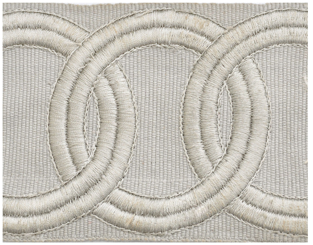Grecian Braid Grey Frost by Kravet Couture Trim