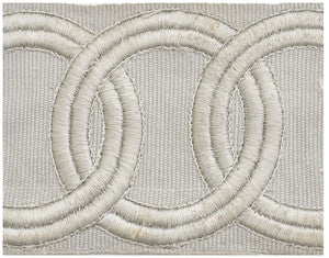 Grecian Braid Grey Frost by Kravet Couture Trim