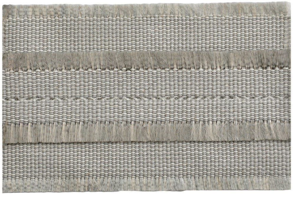 Fringed Border Grey Frost by Kravet Couture Trim