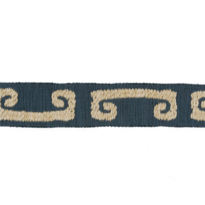 Wonky Key Indigo by Kravet Design Trim