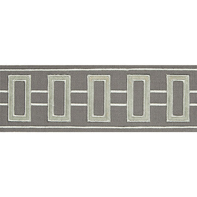 Grid Lock Steel Grey by Kravet Design Trim