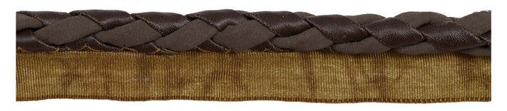 Braided Leather Cord Wlip Pony by Kravet Design Trim