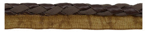 Braided Leather Cord Wlip Pony by Kravet Design Trim