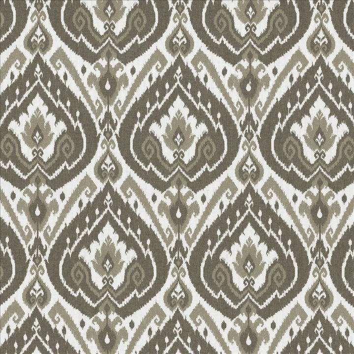 Tabriz Charcoal by Kasmir Fabric 5077 80% Polyester
20% Linen
 SPAIN Not Tested Horizontal: 13 6/8 inches and Vertical: 24 6/8 inches 53 - Fabric Carolina -