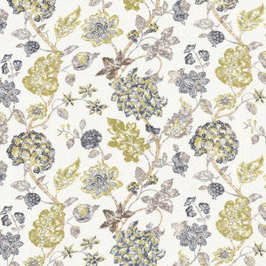 Tahitian Garden Indigo by Kasmir Fabric