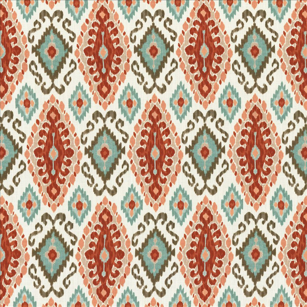 Takahama Southwest by Kasmir Fabric 1468 70% Viscose
30% Linen
 SPAIN </p><p>Repeat: Horizontal: 13 4/8 inches and Vertical: 27 inches 54 - Fabric Carolina -