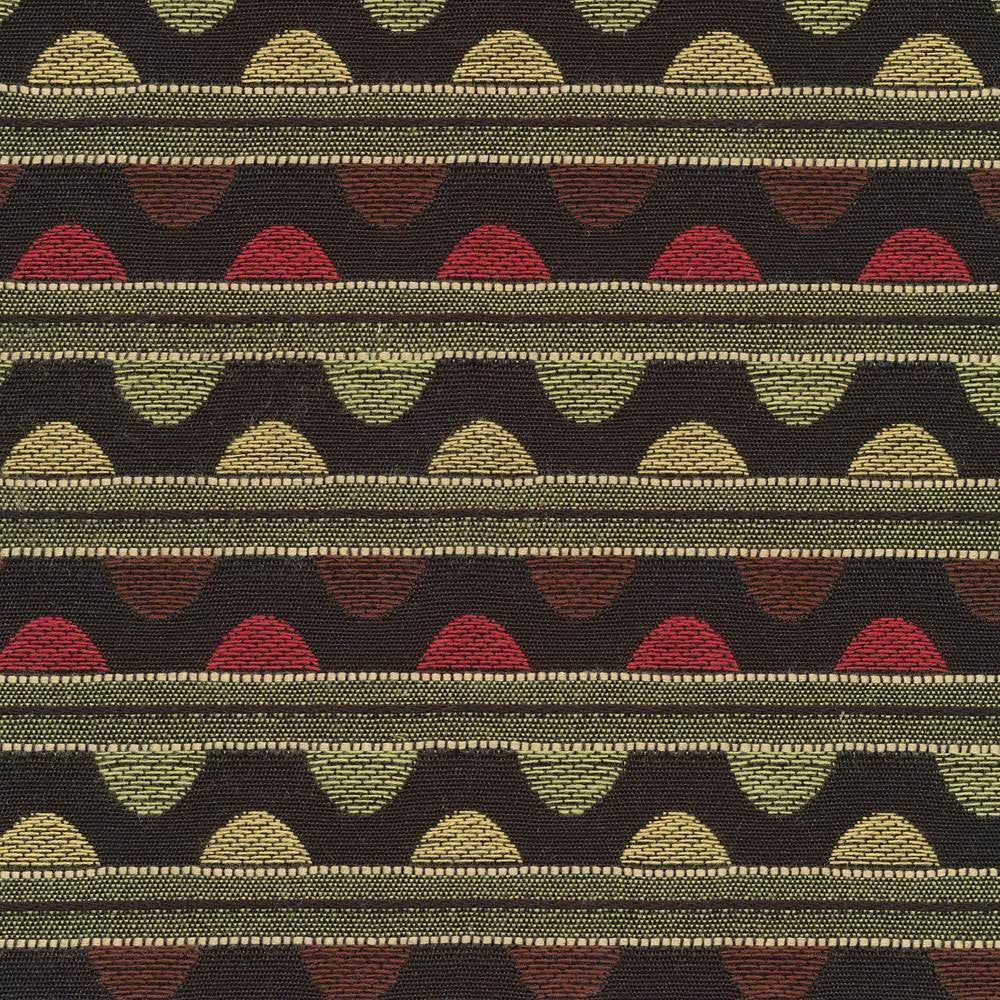 Talavera Stripe Licorice by Kasmir Fabric 1386 CHINA 15,000 Wyzenbeek Double Rubs H: 1 2/8 inches, V:1 inches 54 - Fabric Carolina - Kasmir