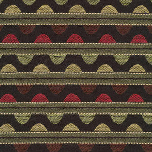 Talavera Stripe Licorice by Kasmir Fabric