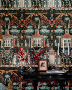 TALES OF TYROL Peat Black Wallpaper (WP20685) by Mind The Gap