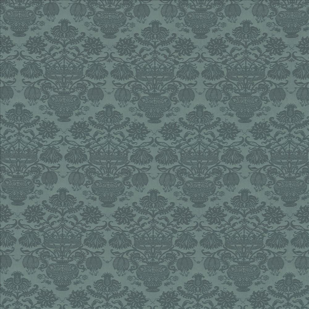 Tallaway Manor Aegean by Kasmir Fabric 1436 53% Rayon
40% Cotton
7% Flax
 USA </p><p>Repeat: Horizontal: 13 4/8 inches and Vertical: 27 4/8 inches 57 - 58 - Fabric Carolina -