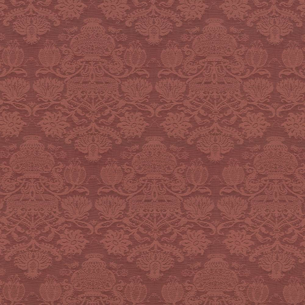 Tallaway Manor Raspberry by Kasmir Fabric 1435 USA 45,000 Wyzenbeek Double Rubs H: 13 4/8 inches, V:27 4/8 inches 57 - 58 - Fabric Carolina - Kasmir