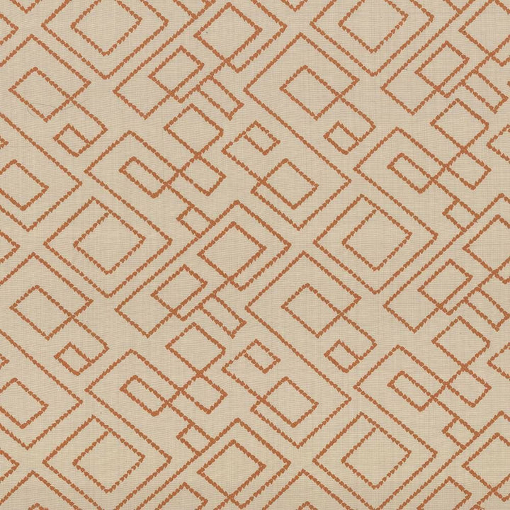 Tallmadge Fret Pumpkin by Kasmir Fabric 1434 100% Cotton
Embroidery
100% Cotton
 INDIA </p><p>Repeat: Horizontal: 17 inches and Vertical: 15 6/8 inches 52 - Fabric Carolina -