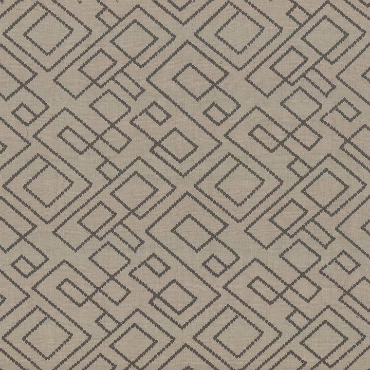 Tallmadge Fret Stone by Kasmir Fabric 1433 INDIA Not Tested H: 17 inches, V:15 6/8 inches 54 - Fabric Carolina - Kasmir