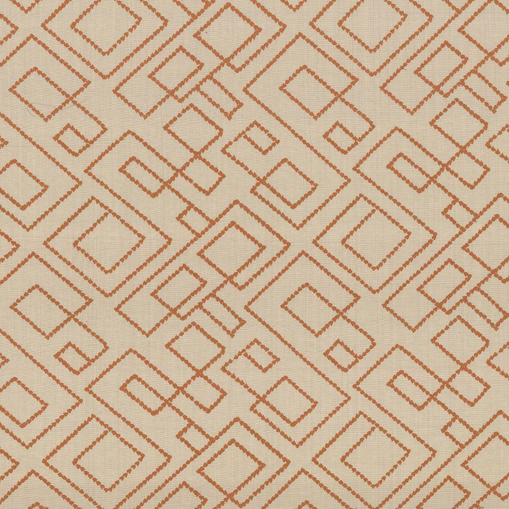 Tallmadge Fret Pumpkin by Kasmir Fabric 1434 100% Cotton
Embroidery
100% Cotton
 INDIA </p><p>Repeat: Horizontal: 17 inches and Vertical: 15 6/8 inches 52 - Fabric Carolina -