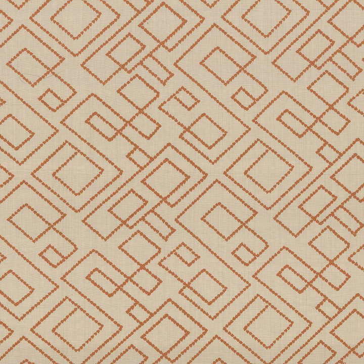 Tallmadge Fret Pumpkin by Kasmir Fabric 1434 100% Cotton
Embroidery
100% Cotton
 INDIA </p><p>Repeat: Horizontal: 17 inches and Vertical: 15 6/8 inches 52 - Fabric Carolina -