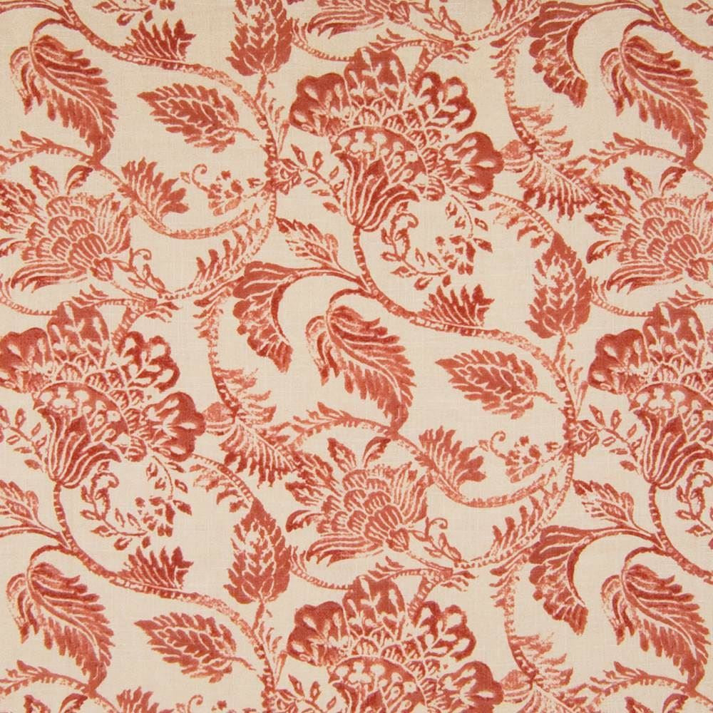 Tampico Antique Red by Kasmir Fabric 1367 55% Viscose 45% Linen SOUTH KOREA 12,000 Wyzenbeek Double Rubs Horizontal: 27 inches and Vertical: 25 2/8 inches 54 - 57 - Fabric Carolina -