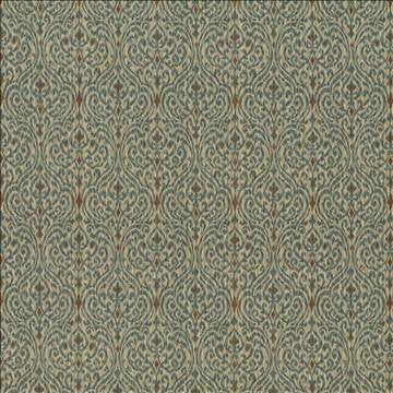 Tandoori Scroll Driftwood by Kasmir Fabric 5082 100% Cotton USA 15,000 Wyzenbeek Double Rubs H: 13 4/8 inches, V: 9 inches 54 - Fabric Carolina - Kasmir