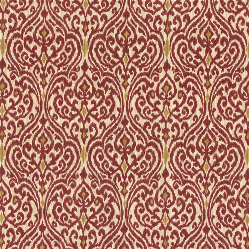Tandoori Scroll Harvest by Kasmir Fabric 5080 100% Cotton USA 15,000 Wyzenbeek Double Rubs Horizontal: 13 4/8 inches and Vertical: 9 inches 54 - Fabric Carolina -