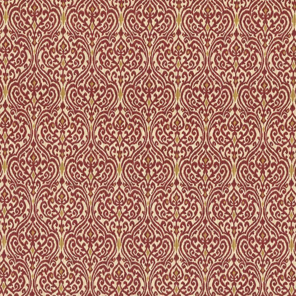 Tandoori Scroll Harvest by Kasmir Fabric 5080 USA 15,000 Wyzenbeek Double Rubs H: 13 4/8 inches, V:9 inches 54 - Fabric Carolina - Kasmir