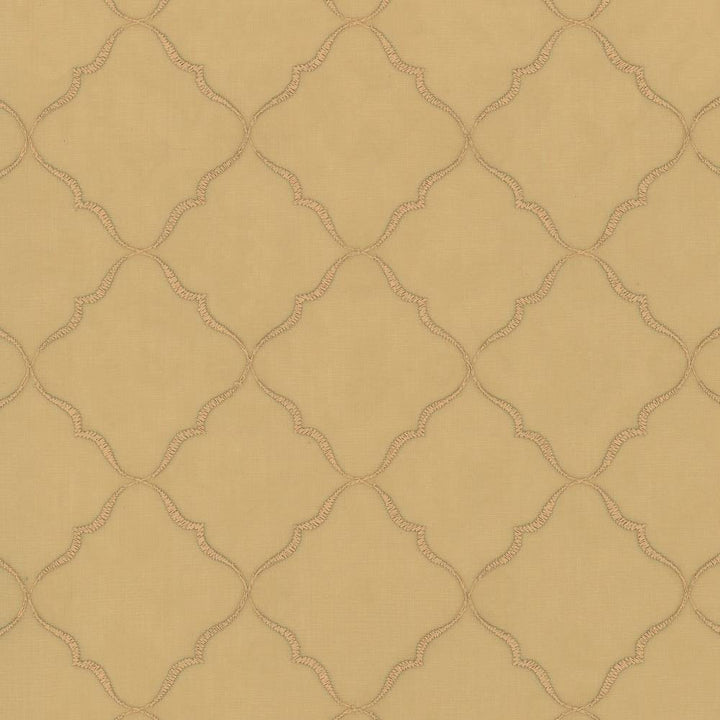 Tandoori Sheer Honey by Kasmir Fabric 5077 TURKEY Not Tested H: 3 2/8 inches, V:3 2/8 inches 58 - 59 - Fabric Carolina - Kasmir