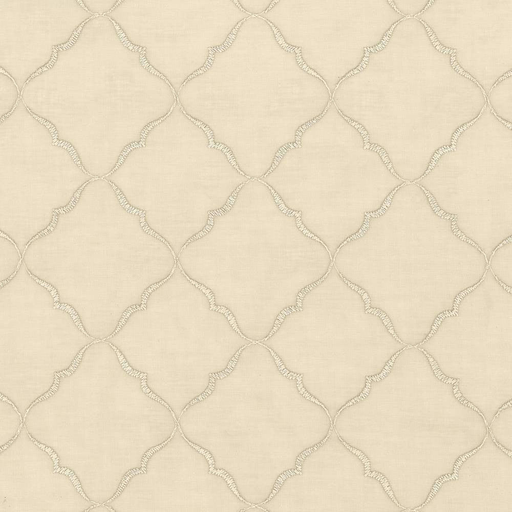 Tandoori Sheer Nude by Kasmir Fabric 5077 TURKEY Not Tested H: 3 2/8 inches, V:3 2/8 inches 58 - 59 - Fabric Carolina - Kasmir