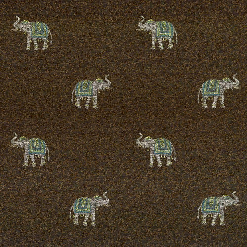 Tantor Bronze by Kasmir Fabric 1424 USA 45,000 Wyzenbeek Double Rubs H: 13 4/8 inches, V:12 7/8 inches 53 - 54 - Fabric Carolina - Kasmir