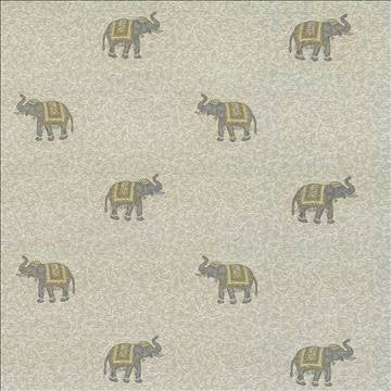 Tantor Pewter by Kasmir Fabric 1424 72% Rayon 27% Polyester 1% Nylon USA 45,000 Wyzenbeek Double Rubs H: 13 4/8 inches, V: 12 7/8 inches 53 - 54 - Fabric Carolina - Kasmir
