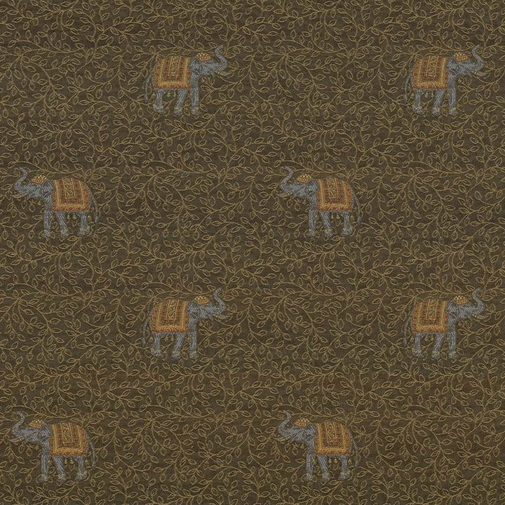 Tantor Sepia by Kasmir Fabric 1424 72% Rayon 27% Polyester 1% Nylon USA 45,000 Wyzenbeek Double Rubs Horizontal: 13 4/8 inches and Vertical: 12 7/8 inches 53 - 54 - Fabric Carolina -