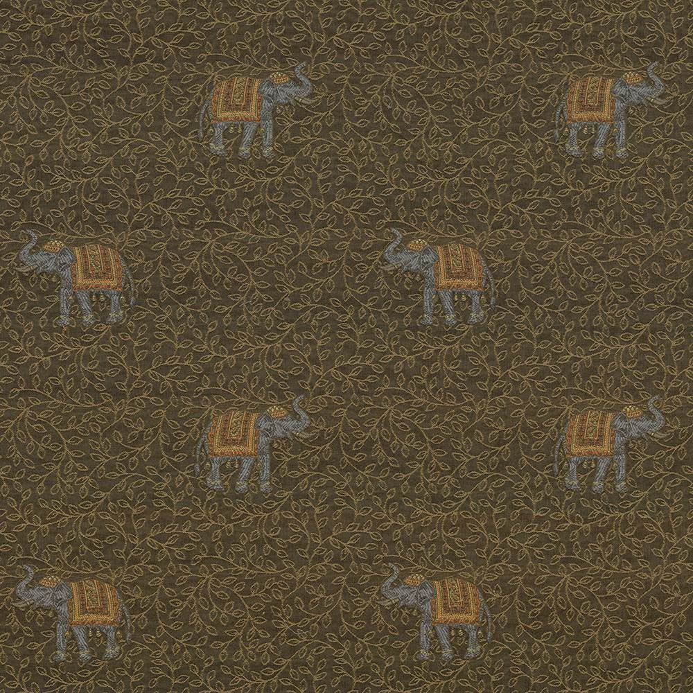 Tantor Sepia by Kasmir Fabric 1424 72% Rayon
27% Polyester
1% Nylon
 USA 45,000 Wyzenbeek Double Rubs Horizontal: 13 4/8 inches and Vertical: 12 7/8 inches 53 - Fabric Carolina -