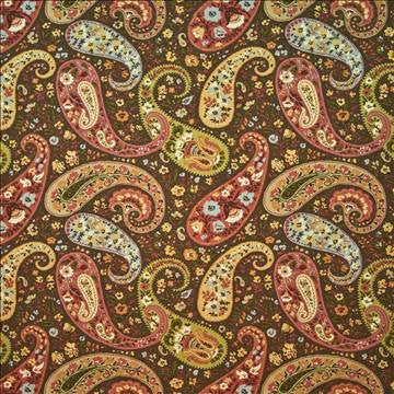Taopi Paisley Fiesta by Kasmir Fabric 1399 100% Cotton CHINA 10,000 Wyzenbeek Double Rubs H: 27 inches, V: 25 2/8 inches 54 - Fabric Carolina - Kasmir