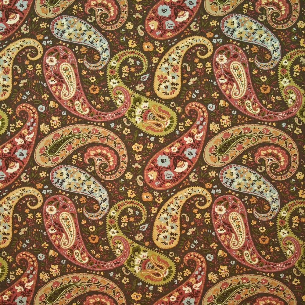 Taopi Paisley Fiesta by Kasmir Fabric 1399 CHINA 10,000 Wyzenbeek Double Rubs H: 27 inches, V:25 2/8 inches 54 - Fabric Carolina - Kasmir