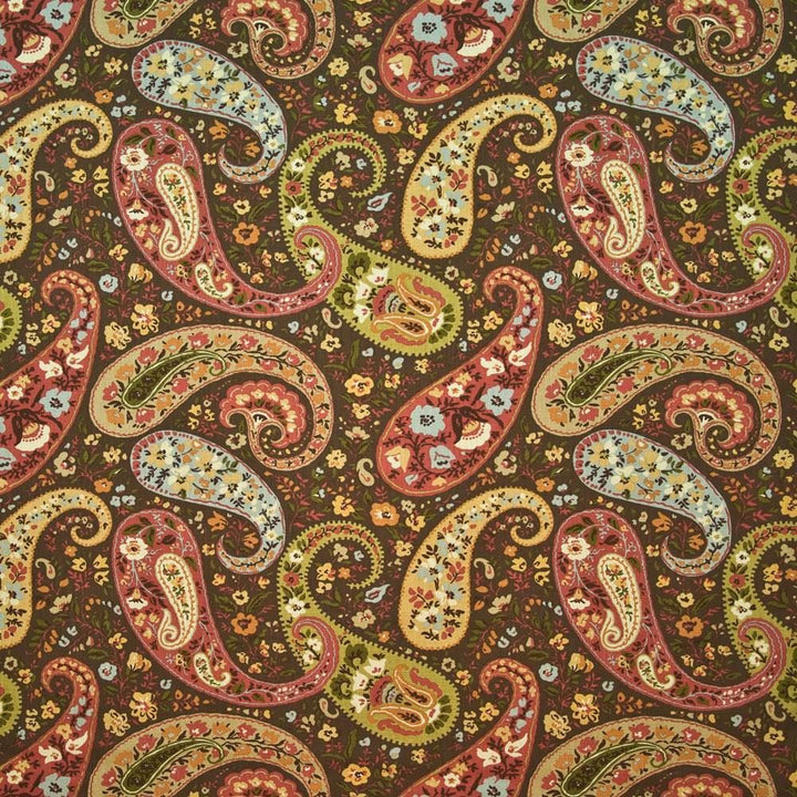 Taopi Paisley Fiesta by Kasmir Fabric 1399 100% Cotton
 CHINA 10,000 Wyzenbeek Double Rubs </p><p>Repeat: Horizontal: 27 inches and Vertical: 25 2/8 inches 54 - Fabric Carolina -