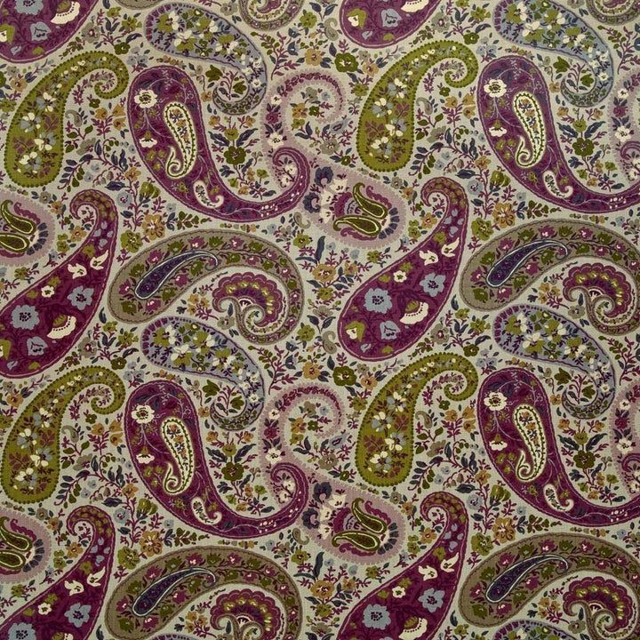 Taopi Paisley Twilight by Kasmir Fabric 1400 CHINA 10,000 Wyzenbeek Double Rubs H: 27 inches, V:25 2/8 inches 54 - Fabric Carolina - Kasmir