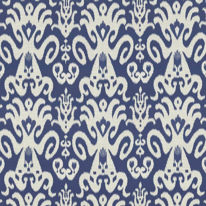 Taraz Indigo by Kasmir Fabric 8004 USA 18,000 Wyzenbeek Double Rubs H: 13 4/8 inches, V:18 5/8 inches 54 - Fabric Carolina - Kasmir