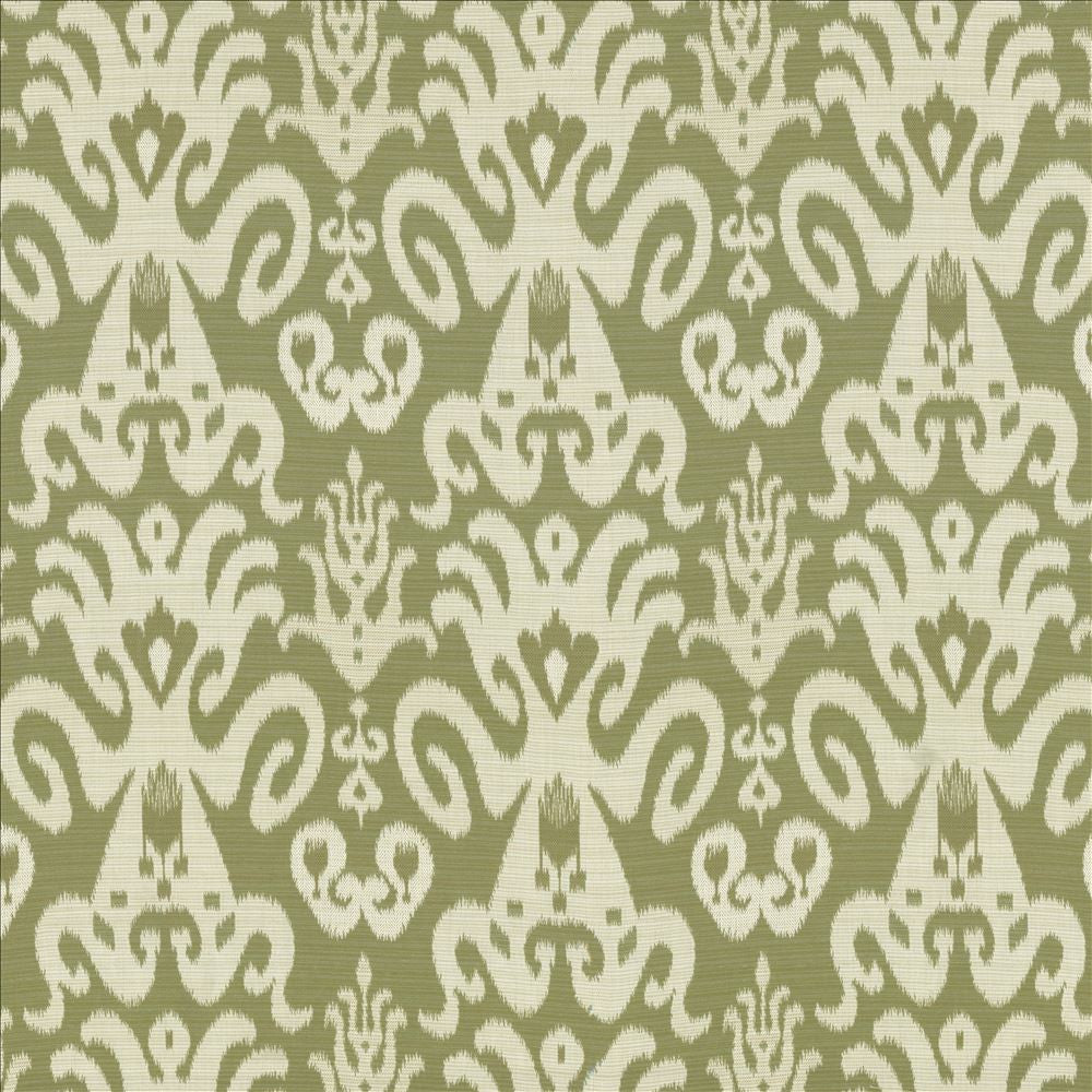 Taraz Snow Pea by Kasmir Fabric 8004 75% Rayon
25% Cotton
 USA 18,000 Wyzenbeek Double Rubs Horizontal: 13 4/8 inches and Vertical: 18 5/8 inches 54 - Fabric Carolina -