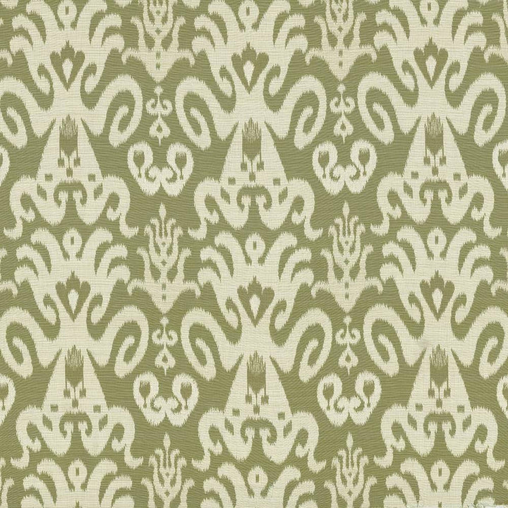 Taraz Snow Pea by Kasmir Fabric 8004 USA 18,000 Wyzenbeek Double Rubs H: 13 4/8 inches, V:18 5/8 inches 54 - Fabric Carolina - Kasmir