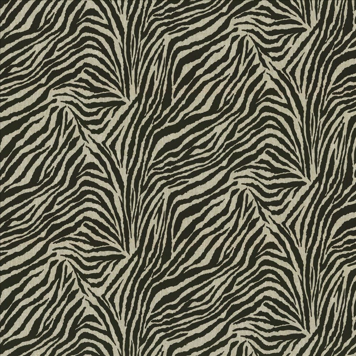 Tarzan Black by Kasmir Designer Fabric 5112 100% Linen
 USA </p><p>Repeat: Horizontal: 54 inches and Vertical: 23 4/8 inches 54 - 56 - Swanky Fabrics -