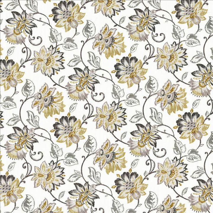 Tatton Park Gold  by Kasmir Fabric 1473 100% Cotton  INDIA  </p><p>Repeat: Horizontal: 18 4/8 inches and Vertical: 18 4/8 inches 54  - Fabric Carolina -