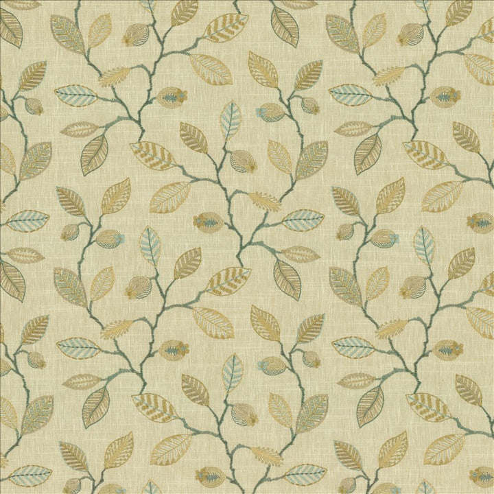 Tea Leaf Shoreline by Kasmir Fabric 5142 58% Cotton
42% Polyester
 INDIA </p><p>Repeat: Horizontal: 13 inches and Vertical: 12 2/8 inches 54 - Fabric Carolina -